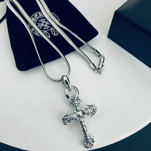 【2026】【CHROME HEARTS】クロムハーツ、新しいネックレス万能シンプルファッションオーナメント