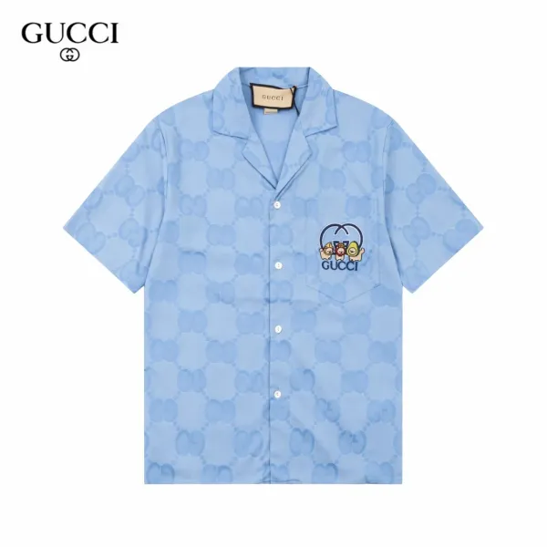 【2026】【GUCCI 公式旗艦店】 クッチ   半袖シャツ 好評に付き再入荷！