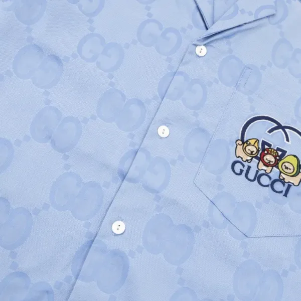 【2026】【GUCCI 公式旗艦店】 クッチ   半袖シャツ 好評に付き再入荷！