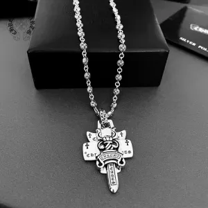 【2026】【CHROME HEARTS】ネックレス、新しいネックレス万能シンプルファッションオーナメント