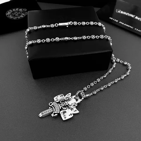 【2026】【CHROME HEARTS】ネックレス、新しいネックレス万能シンプルファッションオーナメント
