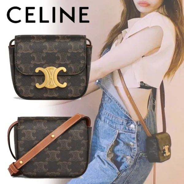 【2026】◆すぐ届く◆【CELINE】ミニ トリオンフ　ショルダーバッグ 11 X 8 X 4 CM