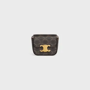 【2026】◆すぐ届く◆【CELINE】ミニ トリオンフ　ショルダーバッグ 11 X 8 X 4 CM