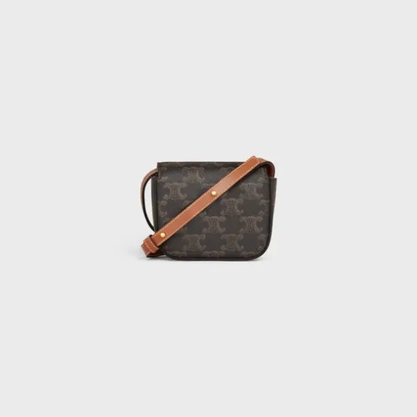 【2026】◆すぐ届く◆【CELINE】ミニ トリオンフ　ショルダーバッグ 11 X 8 X 4 CM