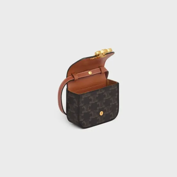 【2026】◆すぐ届く◆【CELINE】ミニ トリオンフ　ショルダーバッグ 11 X 8 X 4 CM
