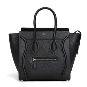 【2026】☆CELINE ラゲージ マイクロ ドラムドカーフスキン 27 X 27 X 15 CM