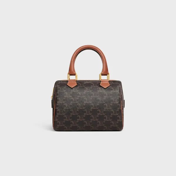 【2026】すぐ届く◆大人気【CELINE】スモールボストン　トリオンフ 19.5 X 14 X 7 CM