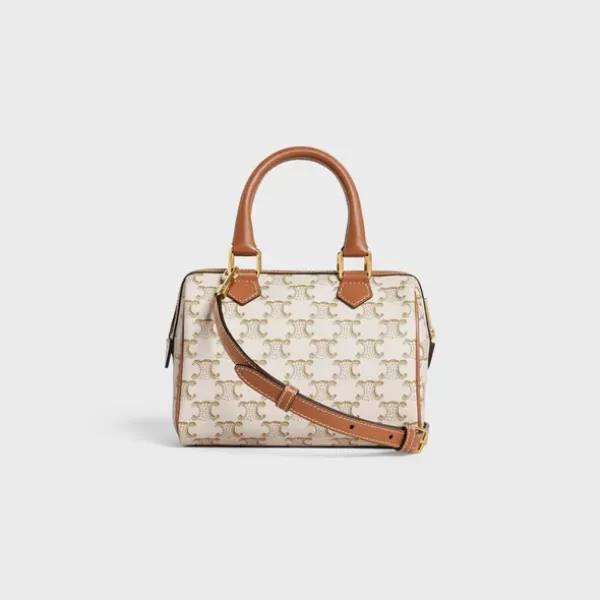 【2026】すぐ届く◆大人気【CELINE】スモールボストン　トリオンフ 19.5 X 14 X 7 CM
