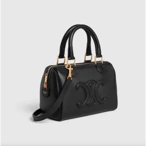 【2026】【CELINE】キュイル トリオンフ スモールボストン バック 19.5 x 14 x 7 cm
