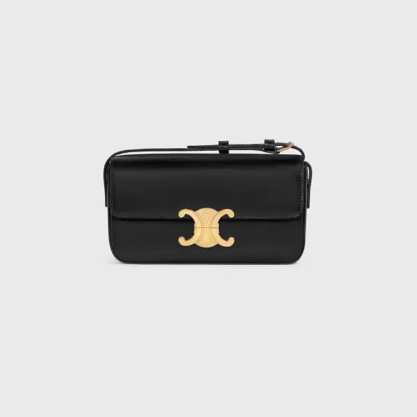 【2026】新作 CELINE♪ トリオンフ ショルダーバッグ カーフスキン 20 X 10 X 4 CM