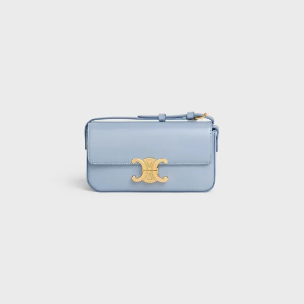 【2026】新作 CELINE♪ トリオンフ ショルダーバッグ カーフスキン 20 X 10 X 4 CM