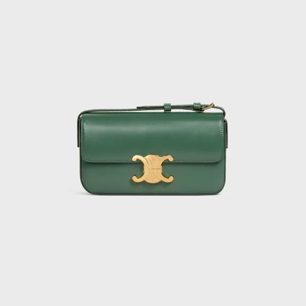 【2026】新作 CELINE♪ トリオンフ ショルダーバッグ カーフスキン 20 X 10 X 4 CM
