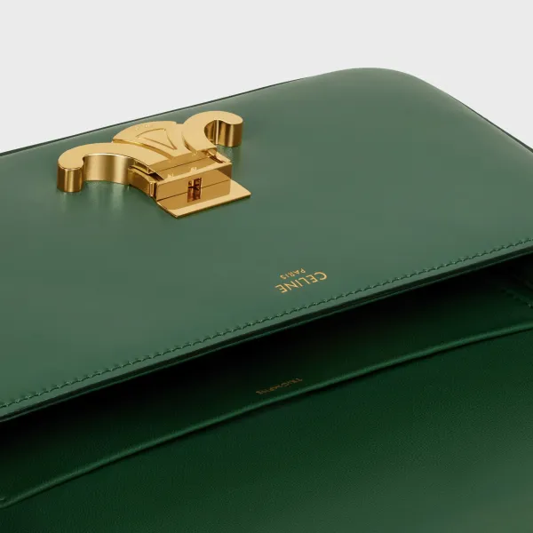 【2026】新作 CELINE♪ トリオンフ ショルダーバッグ カーフスキン 20 X 10 X 4 CM