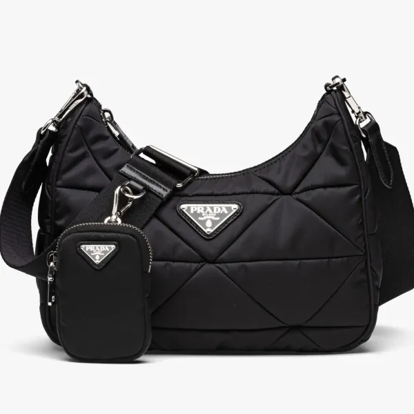 【2026】☆PRADA プラダ パデッドナイロン ショルダーバッグ 24*20.5*7cm