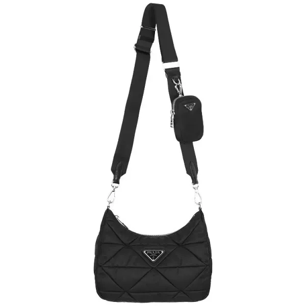 【2026】☆PRADA プラダ パデッドナイロン ショルダーバッグ 24*20.5*7cm