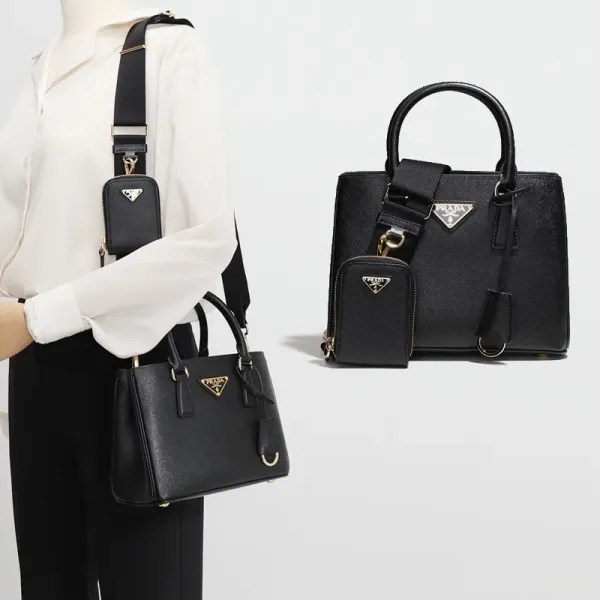 【2026】☆PRADA ガレリア サフィアーノレザー ミニバッグ
