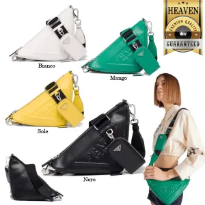 【2026】累積売上第１位☆新作☆ プラダ PRADA トライアングル レザーショルダーバッグ