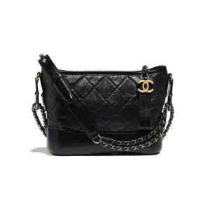 【2026】【CHANEL】ガブリエルスモールホーボーバッグ ブラック