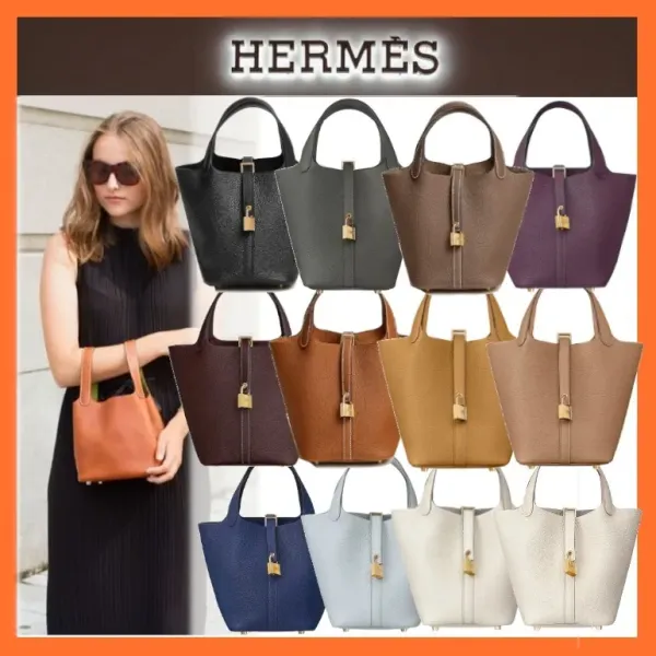 【2026】HERMES エルメス ピコタン PM ブラック トリヨン 18*18*13cm