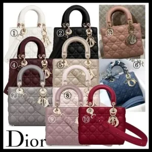 【2026】DIOR MY ABCDIOR LADY DIOR カナージュ 選べるチャーム ２way 20 x 17 x 8 cm