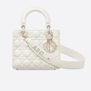 【2026】DIOR MY ABCDIOR LADY DIOR カナージュ 選べるチャーム ２way 20 x 17 x 8 cm