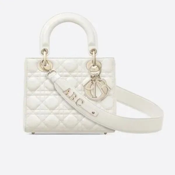 【2026】DIOR MY ABCDIOR LADY DIOR カナージュ 選べるチャーム ２way 20 x 17 x 8 cm