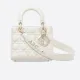 【2026】DIOR MY ABCDIOR LADY DIOR カナージュ 選べるチャーム ２way 20 x 17 x 8 cm