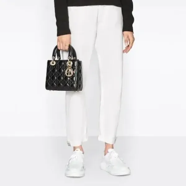 【2026】DIOR MY ABCDIOR LADY DIOR カナージュ 選べるチャーム ２way 20 x 17 x 8 cm