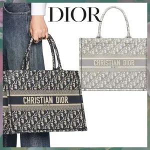 【2026】【Dior】DIOR BOOK TOTE ミディアムバッグディオールオブリーク 36.5*28*17.5CM