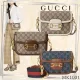 【2026】【GUCCI】☆直営店☆ ホースビット 1955 ミニ バッグ ロゴ 20.6*14.5*5cm