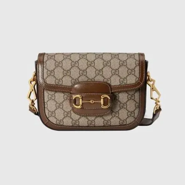 【2026】【GUCCI】☆直営店☆ ホースビット 1955 ミニ バッグ ロゴ 20.6*14.5*5cm