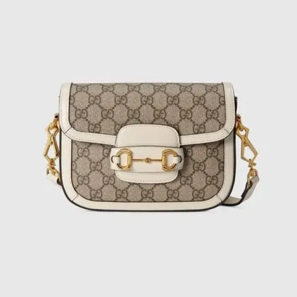 【2026】【GUCCI】☆直営店☆ ホースビット 1955 ミニ バッグ ロゴ 20.6*14.5*5cm
