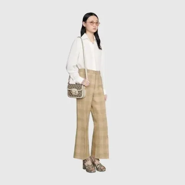 【2026】【GUCCI】☆直営店☆ ホースビット 1955 ミニ バッグ ロゴ 20.6*14.5*5cm