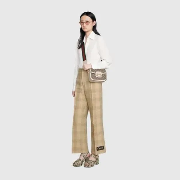 【2026】【GUCCI】☆直営店☆ ホースビット 1955 ミニ バッグ ロゴ 20.6*14.5*5cm