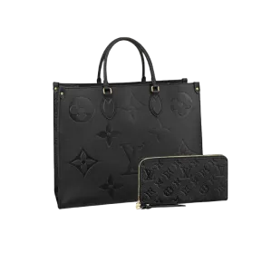 【2026】LOUIS VUITTON オンザゴー GM 長財布 2点セット お得 M44925+M61864 41 x 34 x 19 cm/19.5 x 10.5 x 2.5 cm