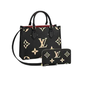 【2026】LOUIS VUITTON オンザゴー PM 長財布 2点セット お得 M45659+M80481 25 x 19 x 11.5 cm/19.5 x 10.5 x 2.5 cm