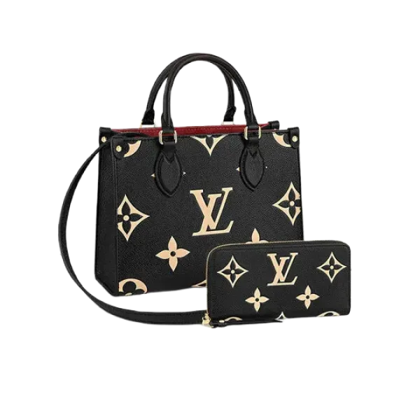 【2026】LOUIS VUITTON オンザゴー PM 長財布 2点セット お得 M45659+M80481 25 x 19 x 11.5 cm/19.5 x 10.5 x 2.5 cm