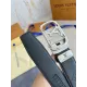 【2026】LV【 LOUIS VUITTON】(ルイヴィトン) 3.5cmベルト メンズ