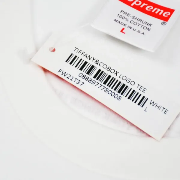 【2026】Supreme 21FW Tiffany Co Box Logo Tee ティファニーコラボ 半袖Tシャツ シュプリーム