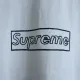 【2026】シュプリームSupreme 21ss Week 18 × KAWS 連名 チョーク LOGO クレヨン スケッチ レター ボックス ロゴ 半袖 Tシャツ