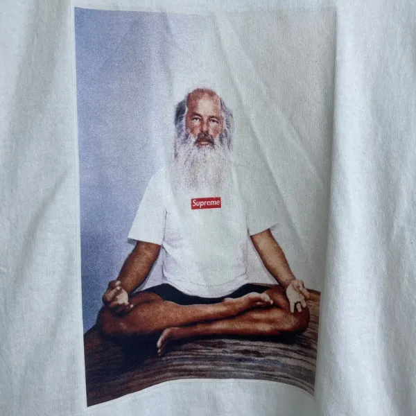 【2026】シュプリームSupreme 21FW Rick Rubin Tee 白ひげ老人写真半袖Tシャツ 人気