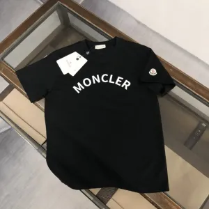 【2026】MONCLER モンクレール　　半袖シャツ　Tシャツ　長く着て変形しにくい　シンプルの風格　ファッション　かっこいい　白　黒　グレー　男女兼用
