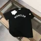 【2026】MONCLER モンクレール　　半袖シャツ　Tシャツ　長く着て変形しにくい　シンプルの風格　ファッション　かっこいい　白　黒　グレー　男女兼用