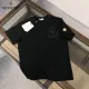 【2026】MONCLER モンクレール　　半袖シャツ　Tシャツ 長く着て変形しにくい　シンプルの風格　ファッション　かっこいい　白　黒　グレー　男女兼用
