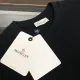【2026】MONCLER モンクレール 半袖シャツ　Tシャツ　長く着て変形しにくい　シンプルの風格　ファッション　かっこいい　白　黒　男女兼用