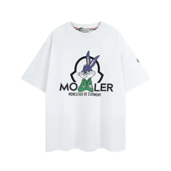 【2026】MONCLER モンクレール　　半袖シャツ　Tシャツ　シンプルの風格　かっこいい　白　黒　男女兼用