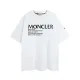 【2026】MONCLER モンクレール　　半袖シャツ　Tシャツ　シンプルの風格　かっこいい　白　黒　男女兼用
