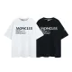 【2026】MONCLER モンクレール　　半袖シャツ　Tシャツ　シンプルの風格　かっこいい　白　黒　男女兼用