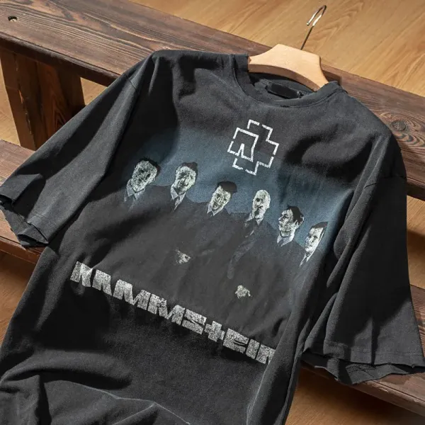 【2026】Balenciaga/バレンシアガ 21SSドイツ戦車楽隊フィギュア半袖Tシャツ
