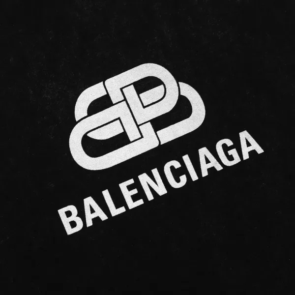 【2026】BALENCIAGA バレンシアガの新型のバックルのプリントロゴのプリントの半袖 Tシャツ